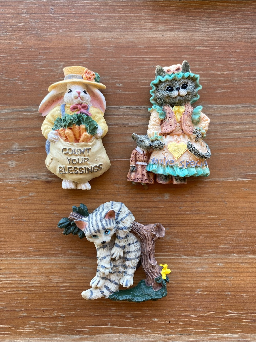 Country Cottage Animal Fridge Magnets